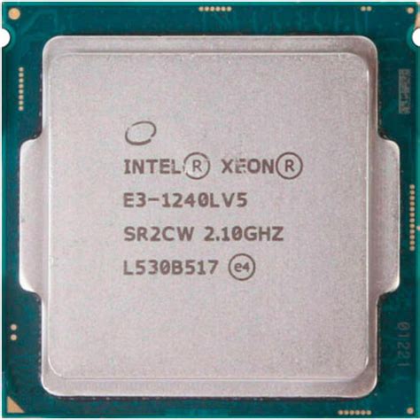 SR2CW Intel 2.10GHz Xeon Processor E3.